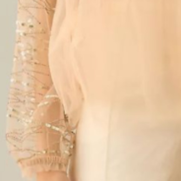 Brand New FOREVER THAT GIRL EMBELLISHED SHEER TOP - Picture 11 of 16